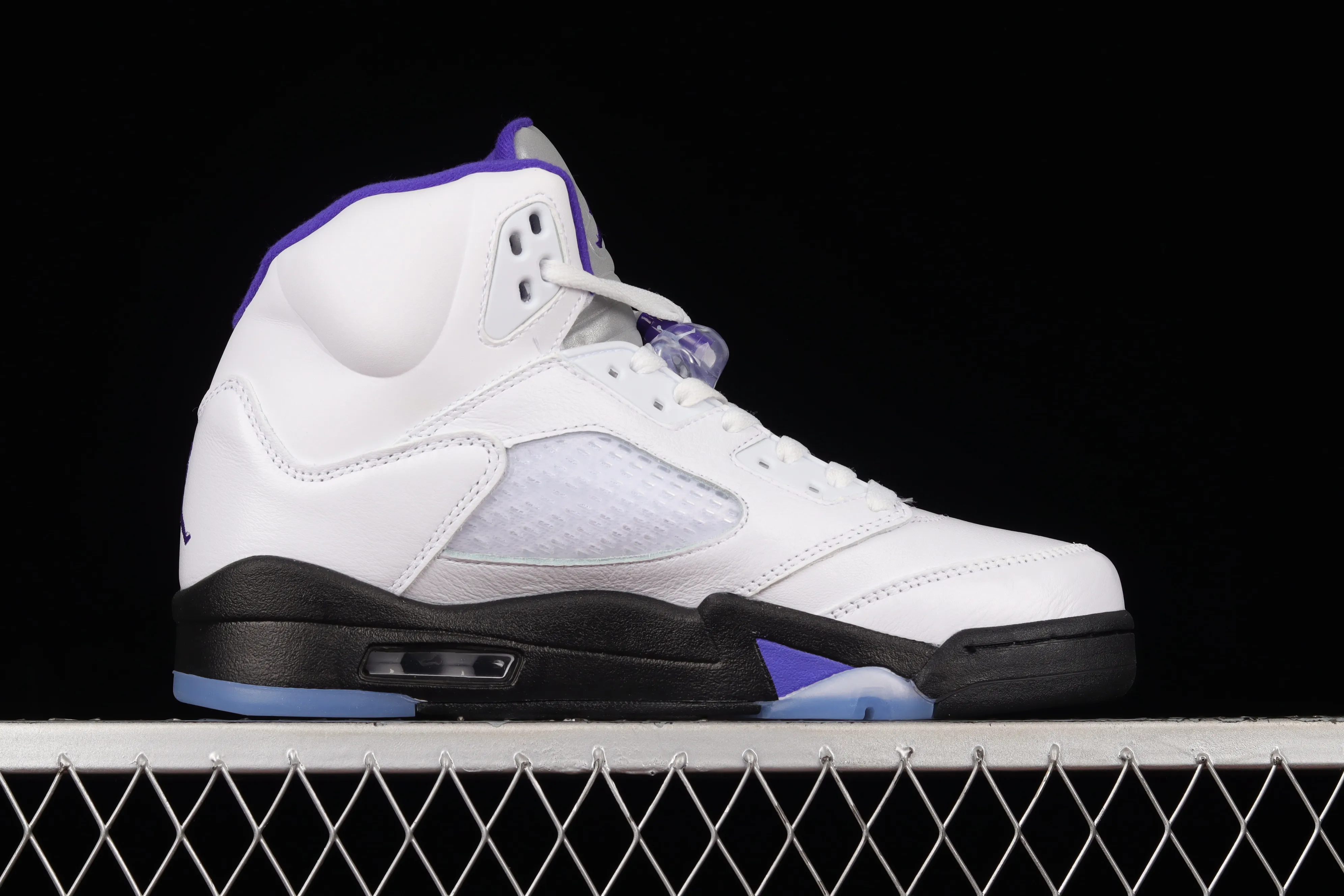 All categories Air Jordan Jordan series basketball shoes Air Jordan 5 J version Air Jordan 5 "Concord" AJ5 Joe 5 Concord white and purple DD0587-141